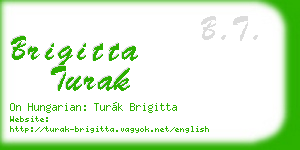 brigitta turak business card